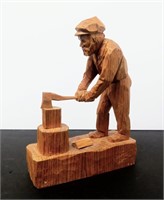 Marcel Guay,  The Wood Cutter, Quebec Folk