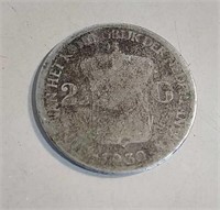 1930 Nederland 72% Silver 2.5 Gulden
