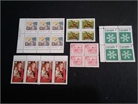 Five Sets Of 4 Mint Canada Stamps 2,3,7,14 & 15