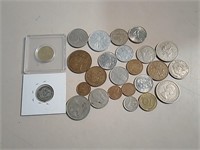 25 Different Foreign Coins