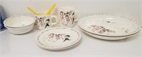 Children's Vintage Melamine Dish Set