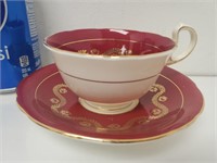 Ensemble tasse à thé et soucoupe Aynsley