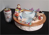 Ceramic Hot Tub Scene