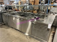 1X 118" X 60" S/S REFRIGERATED BUFFET S/C
