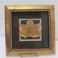 14kt Gold Plated Real Canadian Maple Leaf