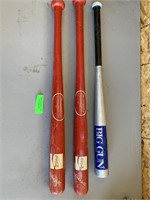 3 - Youth baseball bats