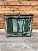 Vintage Coca Cola Green Metal Chest, as is