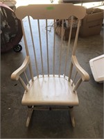 Wooden rocking chair