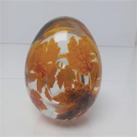 Craig Hellemond Cased Maple Leaf  Egg