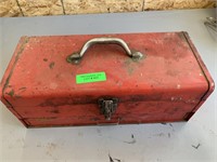 Metal tool box w/contents