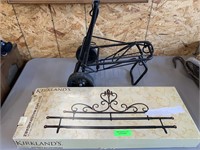 Kirklands expandable metal quilt rack - NIB, cart