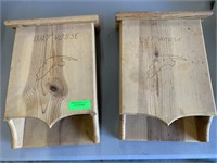2 Homemade bat boxes