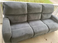 Nice sofa w/recliners on both ends - 84" long