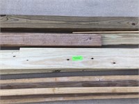 Assorted lumber lot - 43" to 98"