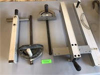 Assorted table saw guides
