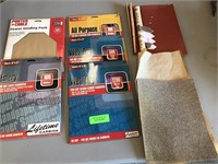 Assorted sand paper lot