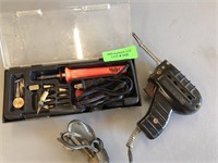 Soldering gun and wood burning kit