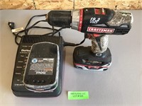 Craftsman drill w/charger and battery