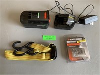 Firestorn charger/battery, new strap, new 6" chain