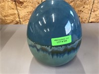Large ceramic decorative egg