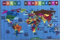 Dahdoul $267 Retail 5’3 x 7,3” Centrino World Map