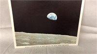 Apollo 8 in Orbit Around the Moon Photo