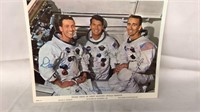 Signed Photo Prime Crew First Apollo Mission