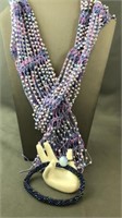 Bead Jewelry Lot Belt/scarf, Ring &