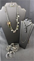 Assorted Crystal Jewelry Lot Sparkles
