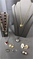 Assorted Heart Fashion Jewelry Lot