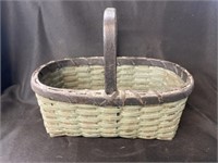 Split Oak Paint Decorated Basket