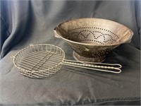 Punch Tin and Wire Form Strainers