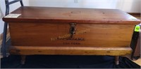 Wooden Chest Marked USCG - Diligence CGC Fern