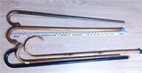 (5) Wooden Canes
