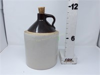 Two Tone Stoneware Crock Shoulder Jug