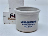 Red Wing Crock - Langenfeld's Watertown S.D.