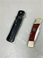 2 lock blade knives