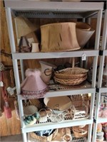 5 Shelf Lots of Lamp Accessories & More