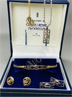 Charles Rennie MacKintosh jewelry - 9.2 g gold