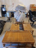 Wicker Patio Set with Cushions