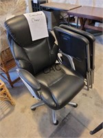 Executive Office Chair and 2 Lifetime Chairs