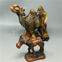 Mule & Camel figurines