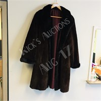 Fur coat- size Large-ish