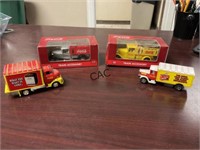 Coca Cola Train Trucks and Matchbox Trucks
