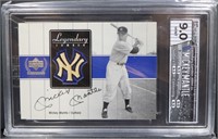 Graded Mickey Mantle Yankees Legends baseball card