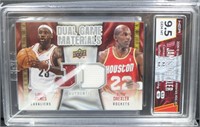 Graded James/Drexler 2009-10 basketball card