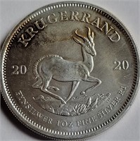 (2) - SOUTH AFRICAN 20 SILVER COIN (2)