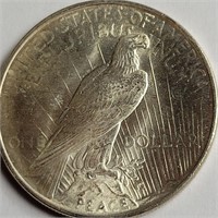 (5) - 1922 SILVER PEACE DOLLAR