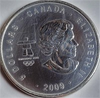 (9) - CANADIAN 1 oz FINE SILVER COIN
