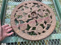 Cast iron decorative base (19in diameter)